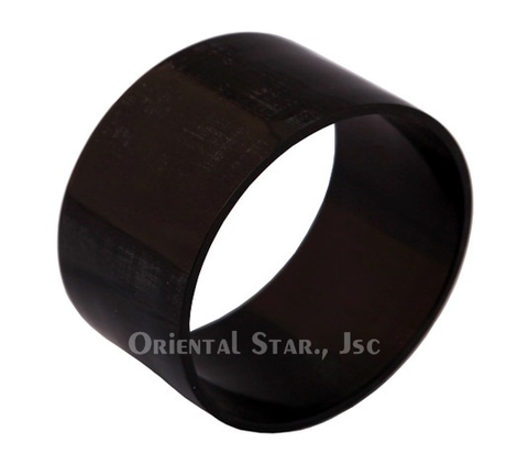 Black horn bangle bracelet