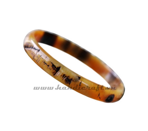 Horn bangle bracelet