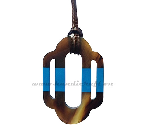 Horn & Lacquer Pendant