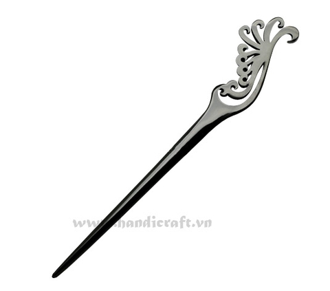 Horn hair pin