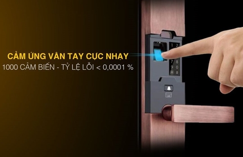 Không gian sống hiện đại và an toàn với khóa cửa vân tay ES