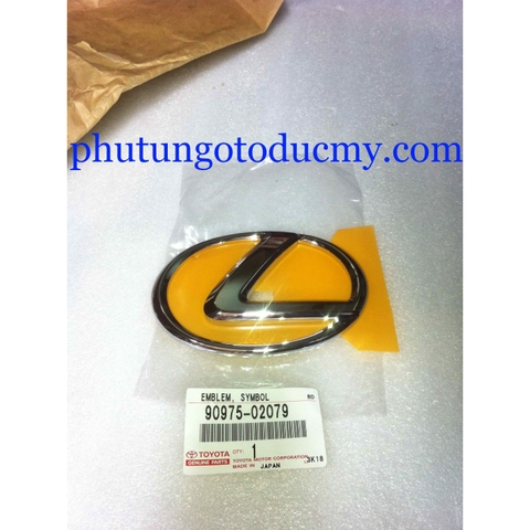 Logo cốp sau Lexus RX/GS/ES/IS, 90975-02079