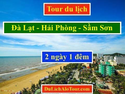 Tour du lịch Đà Lạt Sầm Sơn 2 ngày 1 đêm giá rẻ, Alo: 0977.174.666