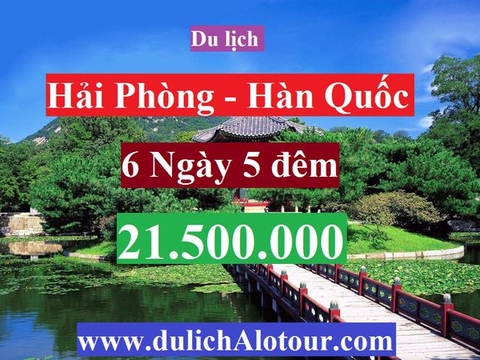 TOUR HẢI PHÒNG – HÀN QUỐC : SEOUL – ĐẢO JEJU – EVERLAND (6 ngày 5 đêm)