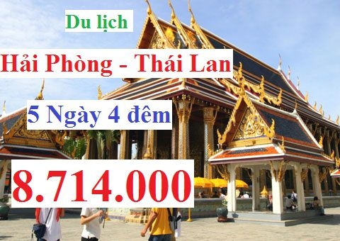 TOUR HẢI PHÒNG – THÁI LAN: BANG KOK - PATTAYA - SAFARI WORLD