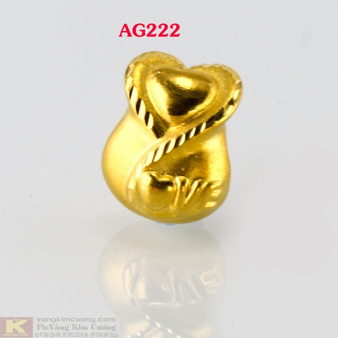 Charm túi tiền 24k mã AG222