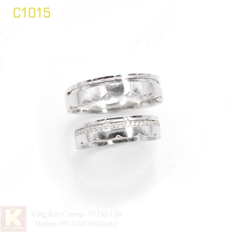 Nhẫn cưới italy 18k C1015