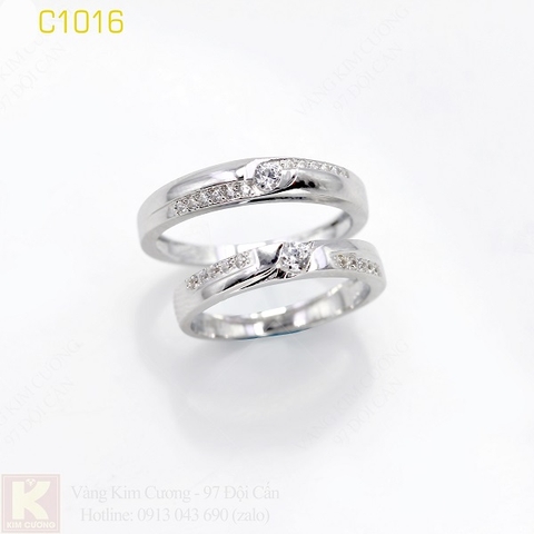 Nhẫn cưới italy 18k C1016