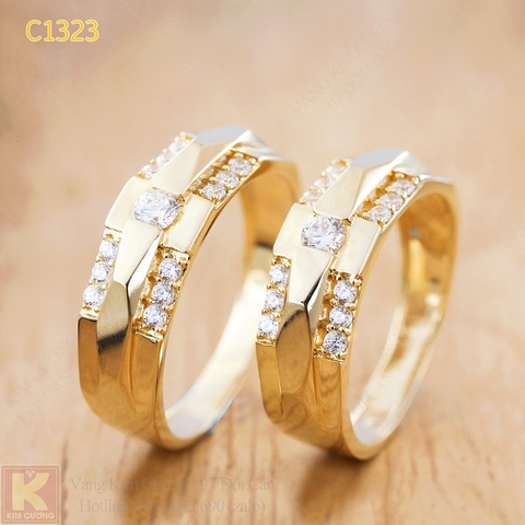 Nhẫn cưới vàng C1323