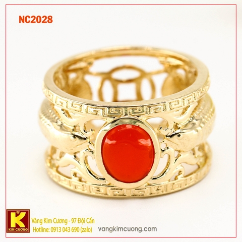 Nhẫn nam đá quý phong thủy NC2028