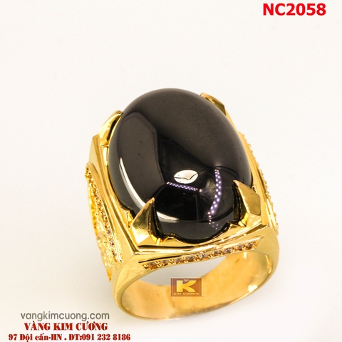 Nhẫn nam đá quý phong thủy NC2058