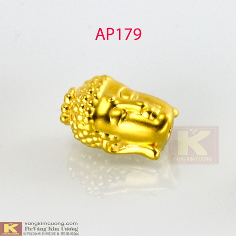 Charm mặt Phật vàng 24k mã AP179