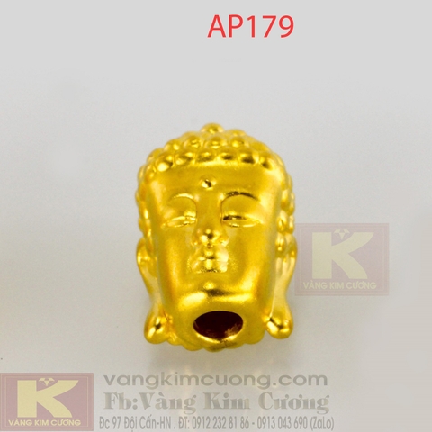 Charm mặt Phật vàng 24k mã AP179
