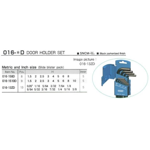 Bộ lục giác hệ inch 016-13ZD