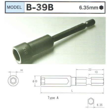 Đầu bits đầu khẩu BiX B-39B