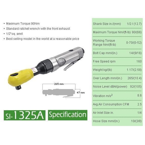 Tay vặn Shinano 1/2 SI-1325A