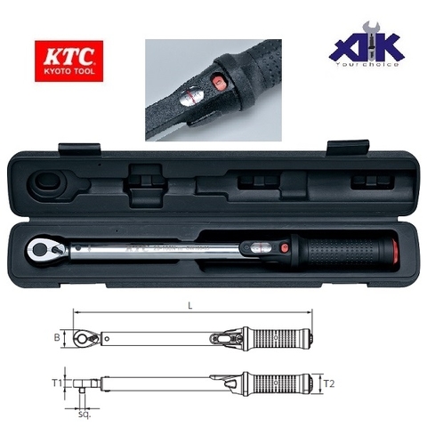 Cần siết lực 40-200Nm KTC GW200-04