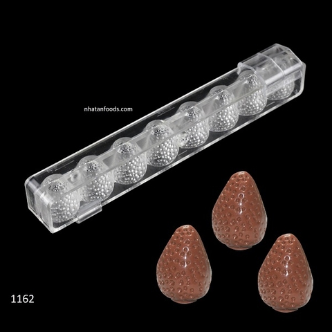 1162 - Khuôn socola bonbon hình quả dâu