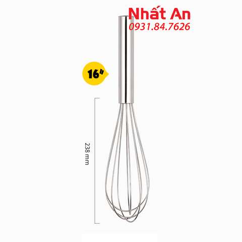 Phới đánh trứng inox cầm tay (có 4 size)