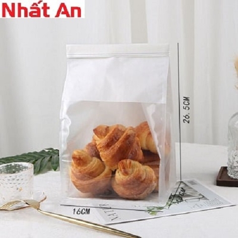 Túi dây gài màu trắng ô cửa sổ (có 3 size)