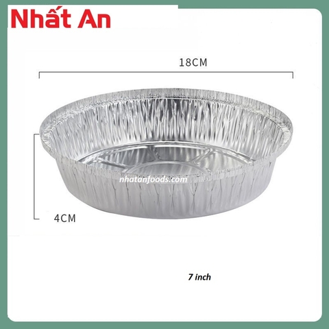 Khuôn giấy bạc tròn cho nồi chiên không dầu Có 3 size: