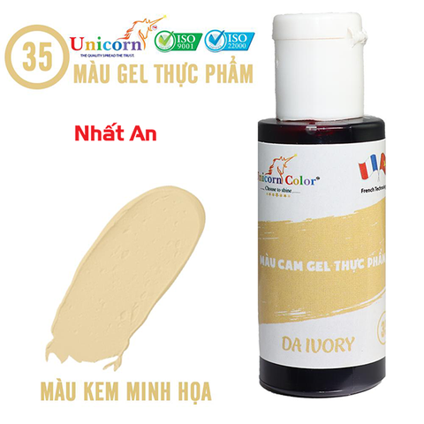 Màu gel thực phẩm Da Ivory 28gr Unicorn