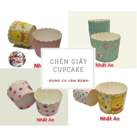 Chén giấy cupcake KC-S 50 cái (Mẫu ngẫu nhiên)