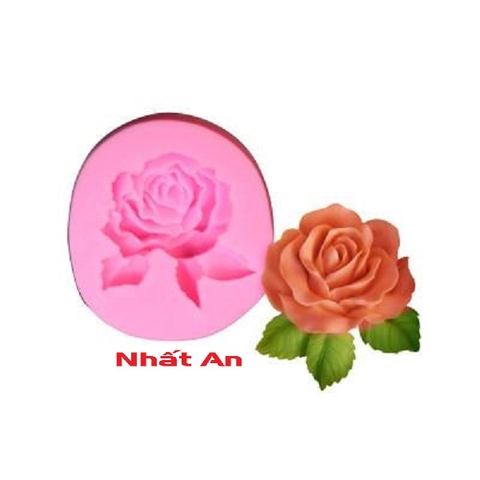 Khuôn silicone 4D hình hoa hồng