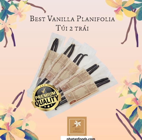 Quả vani khô | vanilla bean Planifolia (1 cặp)