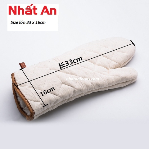 Bao tay lò nướng vải / găng tay - có 3 size