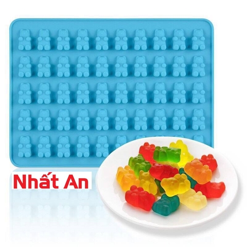 Khuôn silicone 50 hình con gấu mini