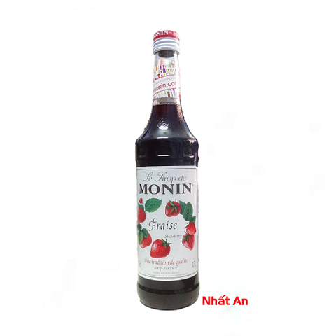 Siro Monin Strawberry 700ml/ Siro vị dâu Monin 700ml