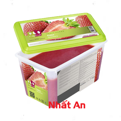 Dâu Xay Nhuyễn/ Strawberry Puree Capfruit 1kg