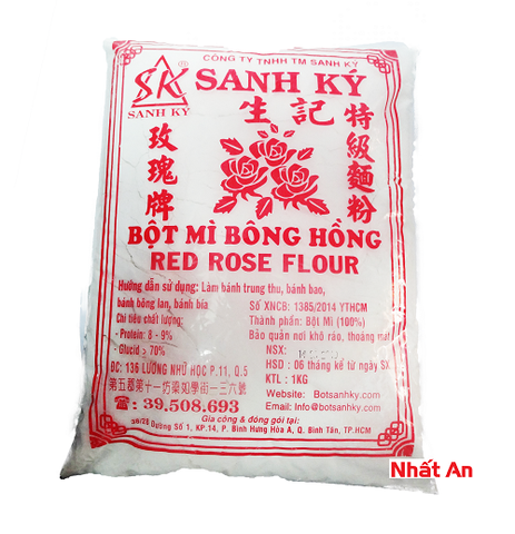 Bột mì bông hồng đỏ Sanh Ký 1kg