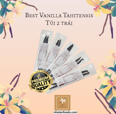 Quả vani khô | vanilla bean Tahitensis (1 cặp)