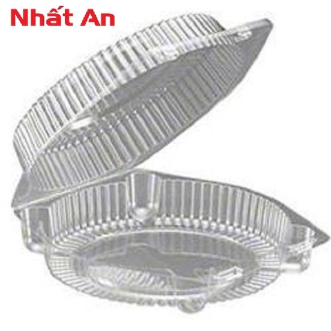 Hộp nhựa tròn nắp gập HH28 - 20cm