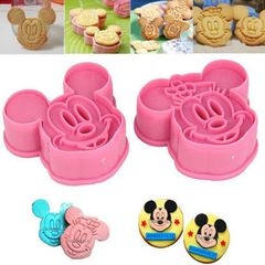 Khuôn nhấn bánh quy 3D chuột Mickey