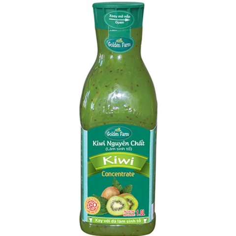 Sinh tố Kiwi nguyên chất Golden farm 500ml/ 1 lít