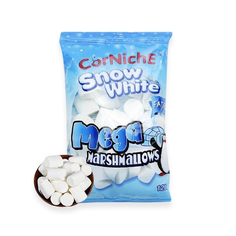 Kẹo marshmallow Snow White trắng 120gr