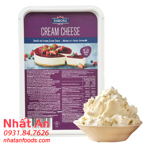 Cream cheese Emborg 1.5kg (Không chiết lẻ)