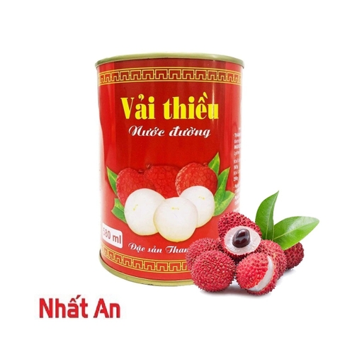 Vải lon Thanh Hà 565gr / Lychees in Syrup 565gr