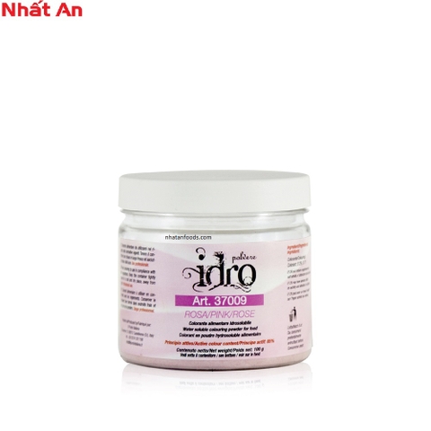 Màu bột gốc nước Polvere Idro hồng 100gr 