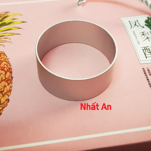 Khuôn nhấn bánh dứa cutter hình tròn (10 cái) - 4.5cm