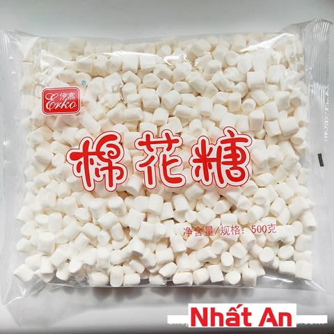 Kẹo Marshmallow Erko viên nhỏ gói 500gr