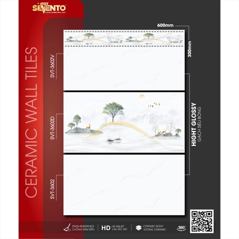 Gạch ốp 300x600: SVT3602.02D.02V