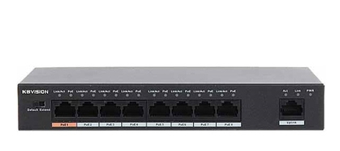 SWITCH POE 8 PORT  KBVISION KX-ASW08P1