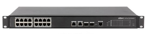 SWITCH POE 16 PORT DAHUA PFS4218-16ET-190