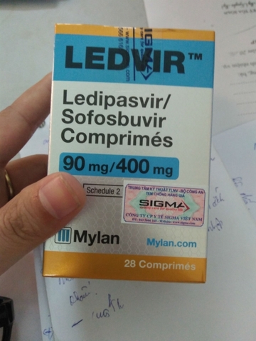Thuốc Ledvir (Ledipasvir/Sofosbuvir) chính hãng đã có mặt tại Việt Nam