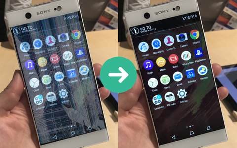 Thay màn hình, mặt kính điện thoại Sony Xperia XA1 Plus nhanh chóng - uy tín