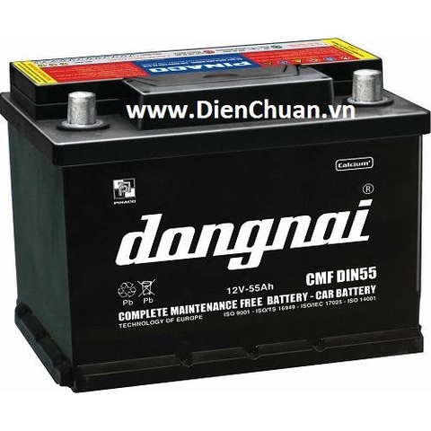 Ắc quy Đồng Nai 12V 55Ah CMF Din55